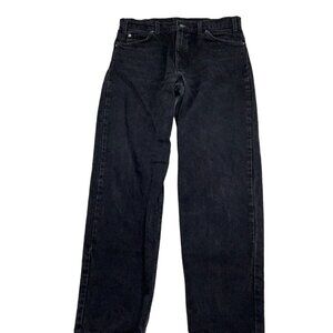 Levis 550 Jeans Men 34Wx30L Black Relaxed Fit Taper‎ Orange Tag Cotton USA VTG